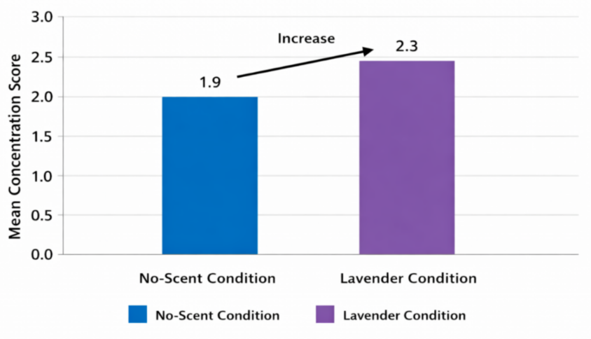 Comparison of Concentration Scores Between Experimental Conditions